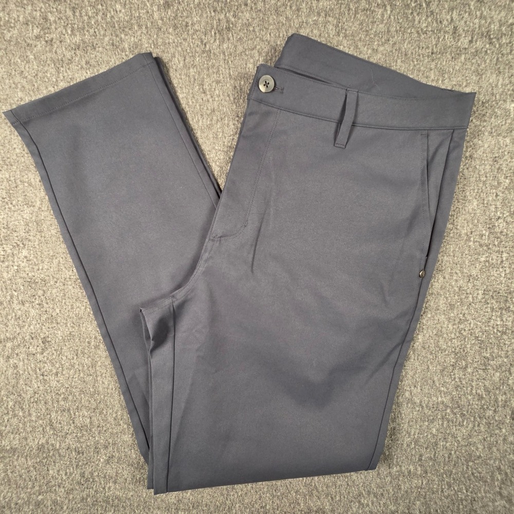 Vuori Meta Pants Mens 36x30 Dark Navy Blue Stretch Twill Chino Trousers V430